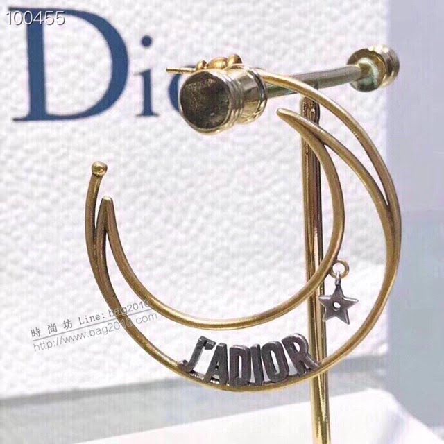 Dior飾品 迪奧經典熱銷款字母JADIOR月亮星星耳釘耳環  zgd1135